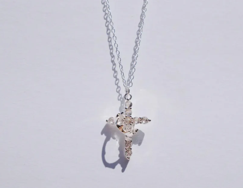 Cross & Crown Necklace